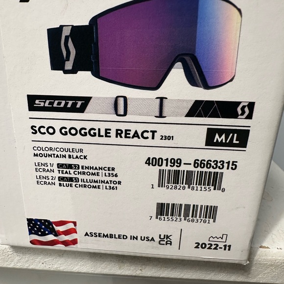 Brand new never worn Scoot Google React - Picture 2 of 5